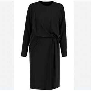 NWOT BY MALENE BIRGER BLACK ACARMAR MIDI DRESS - 36 (6)